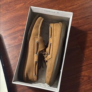 Men's Tan Boat Shoes